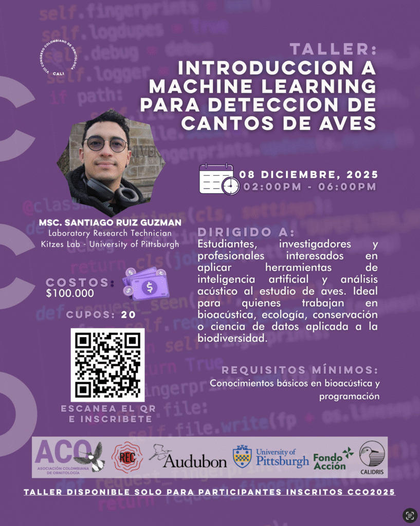 Introduccion a machine learning para deteccion de cantos de aves